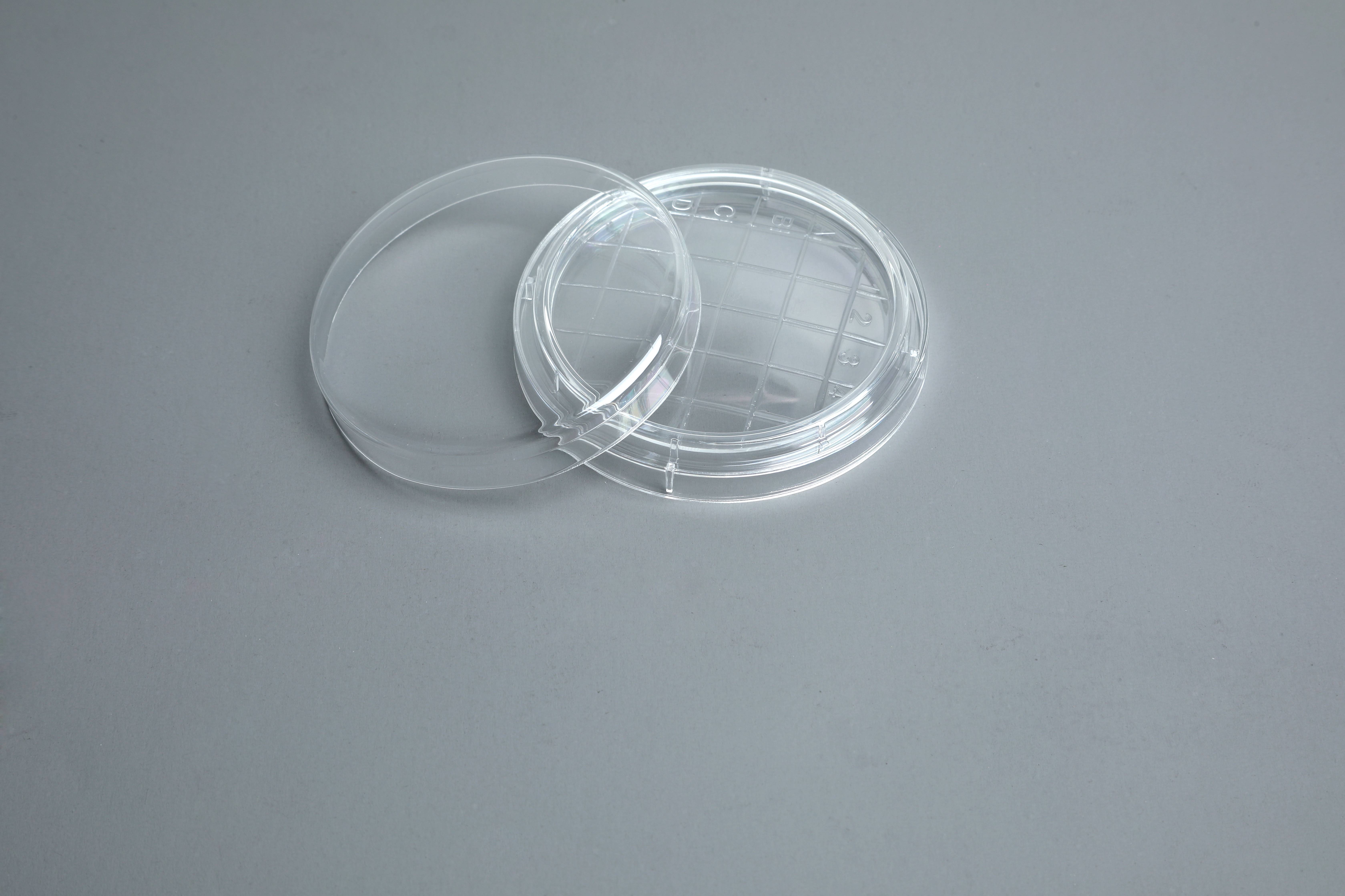 带网格55mm细胞培养皿，TC处理（NBH4055）